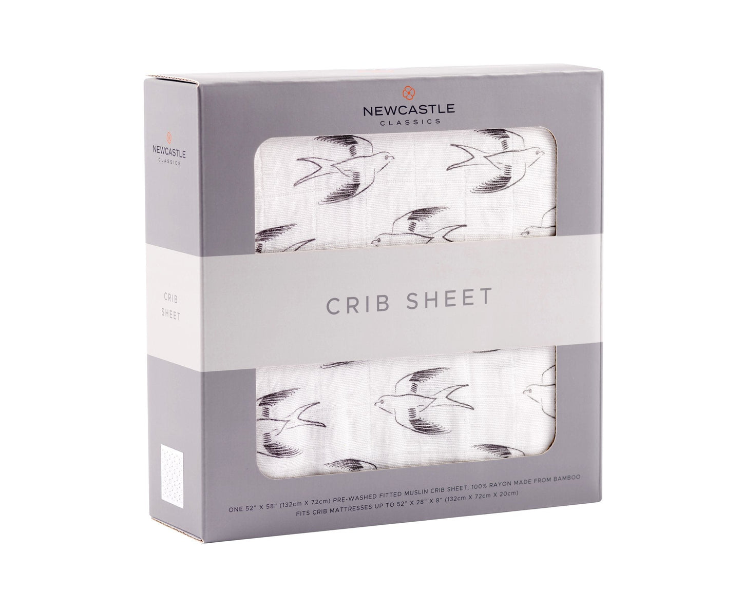 Sparrows Cotton Muslin Crib Sheet-2