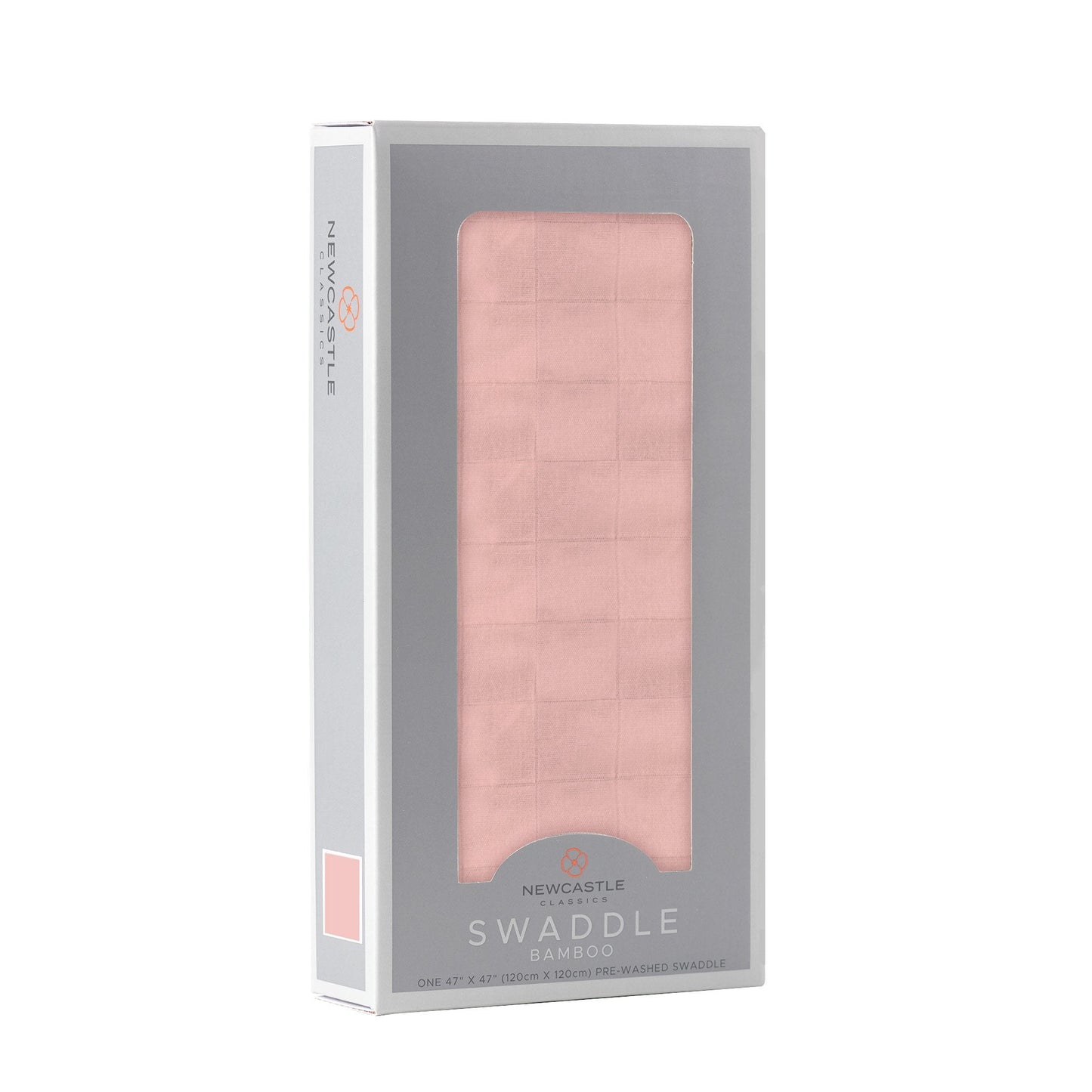 Pink Rose Bamboo Swaddle-1