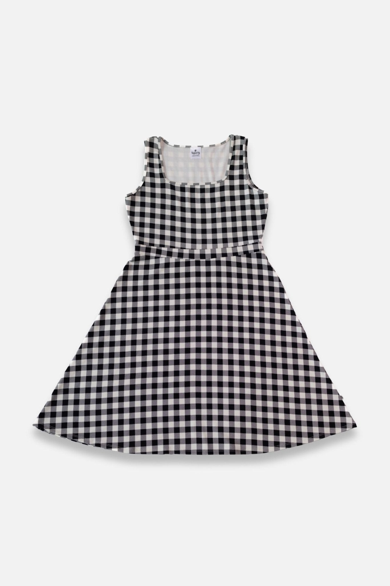 Ladies' Bamboo Square Neck Tank Dress-5