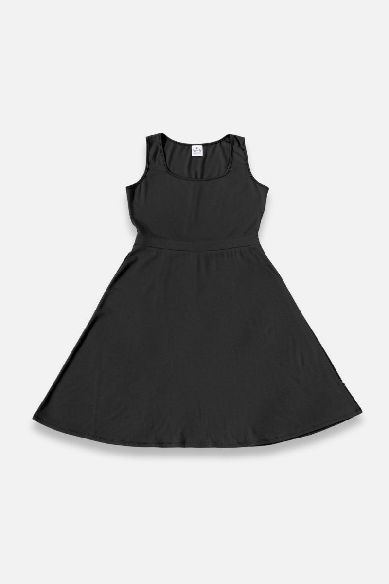 Ladies' Bamboo Square Neck Tank Dress-6