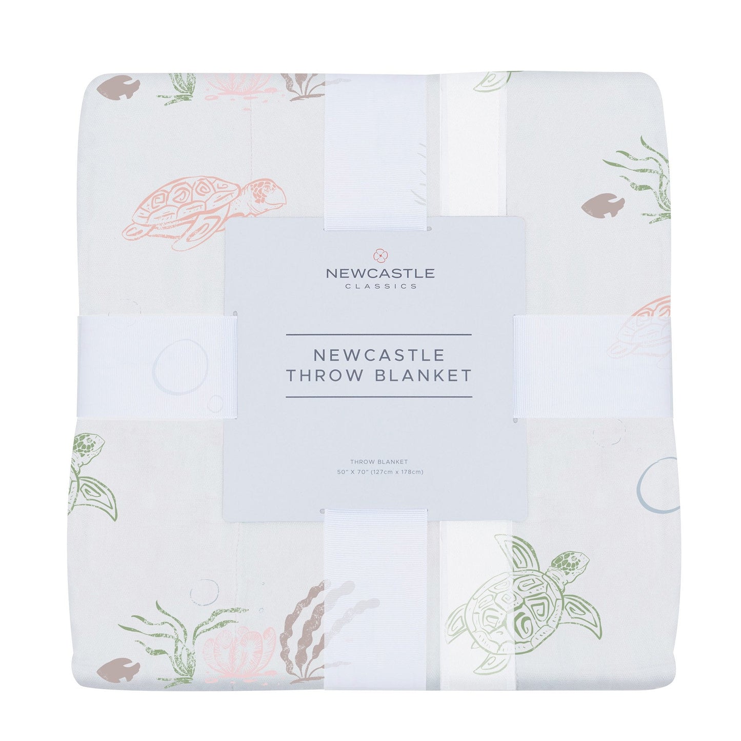 Turtles Bamboo Muslin Throw Blanket-0