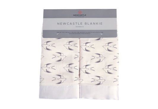 Sparrows Bamboo Muslin Newcastle Blankie-0