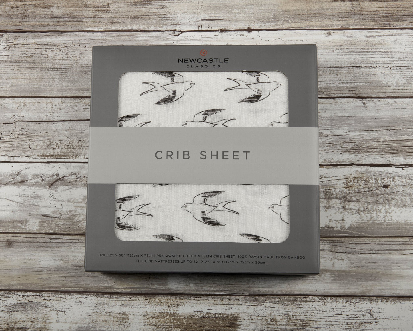Sparrows Cotton Muslin Crib Sheet-3