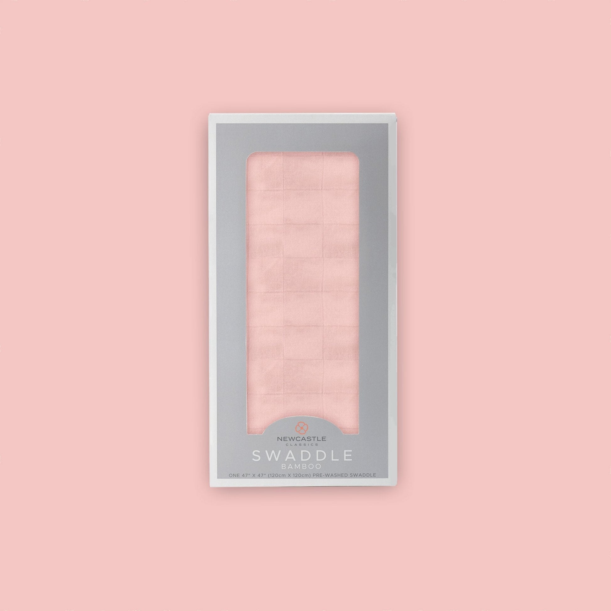 Pink Rose Bamboo Swaddle-4