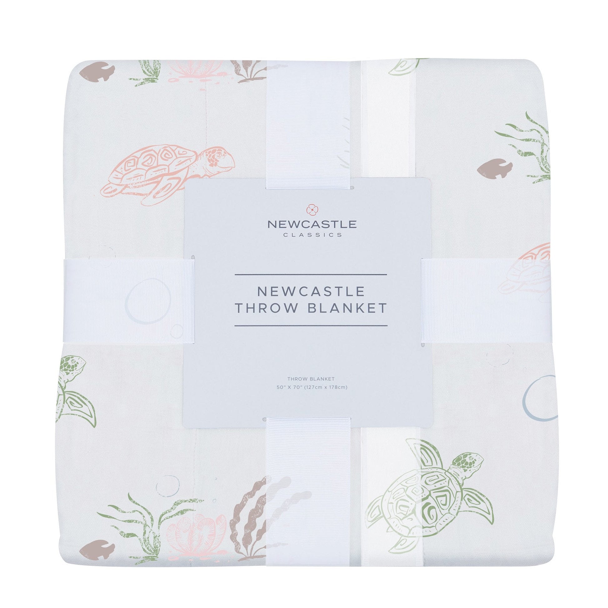 Turtles Bamboo Muslin Throw Blanket-0